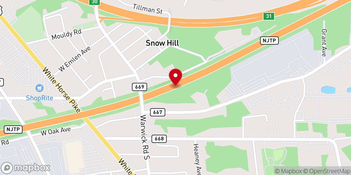 Map showing location of Rock of Refuge Full Gospel Assembly Inc