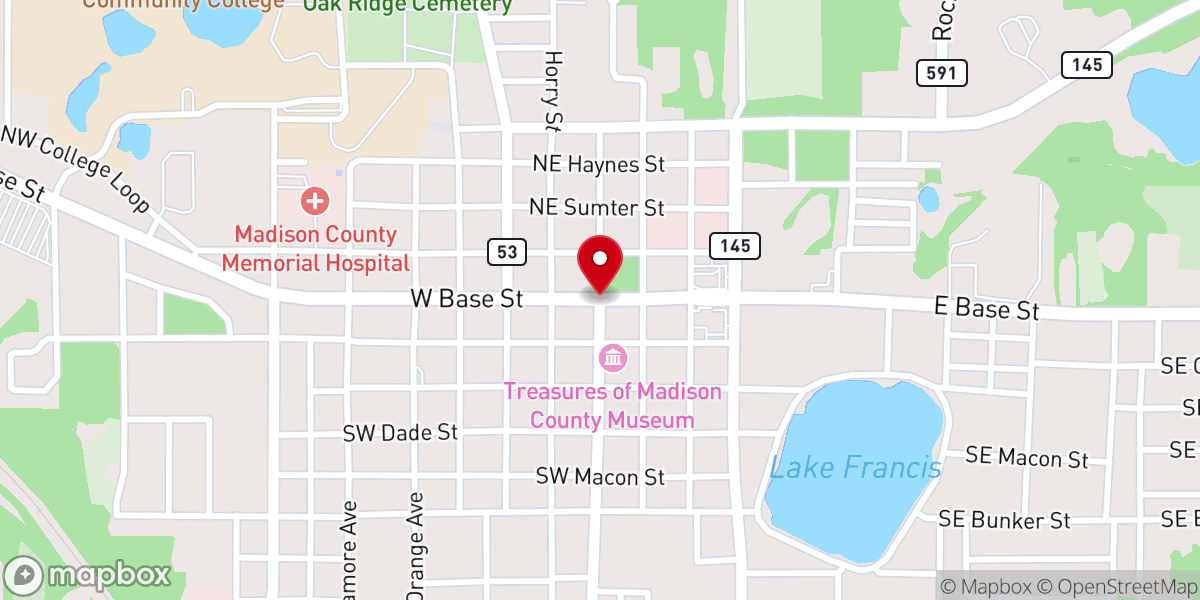 Map showing location of Consolidated Christian Ministries