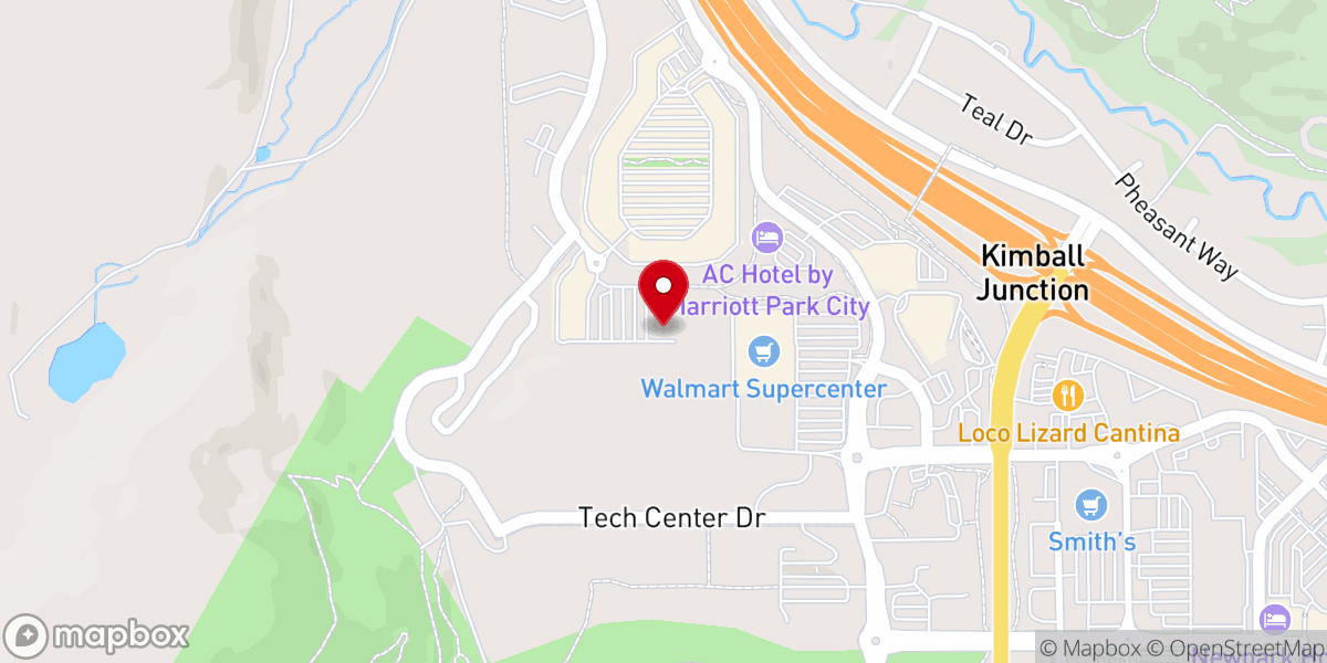 Map showing location of Paint Fusion Park City