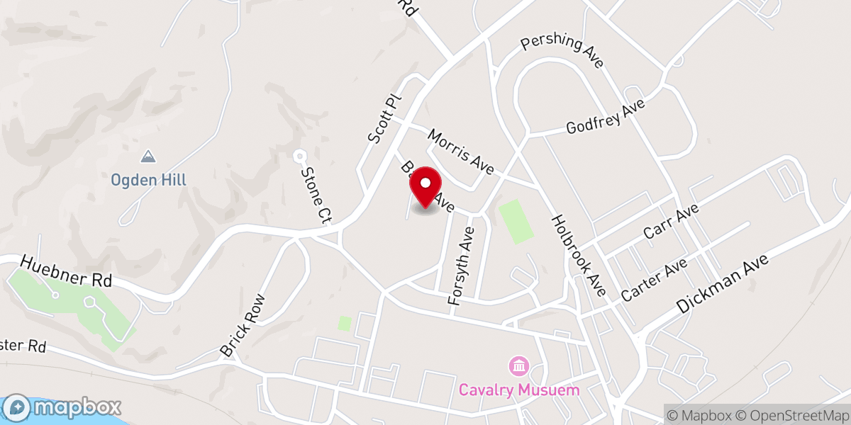 Map showing location of St. Mary's Chapel