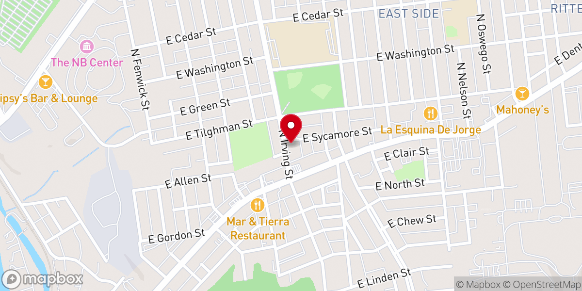 Map showing location of Evangelical Pentecostal Church IEP