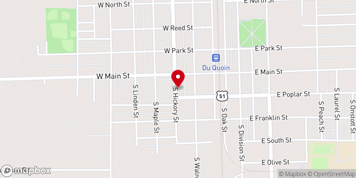 Map showing location of St John's United Church-Christ