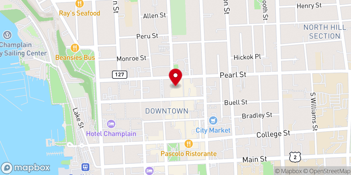 Map showing location of Underground Closet