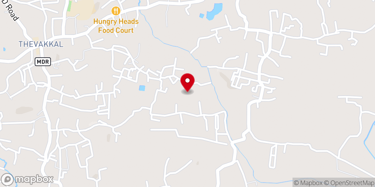 Map showing location of Christian Fellowship Church (CFC), Kakkanad