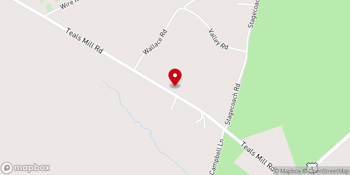Map showing location of Forest Pine Independent Baptist Church