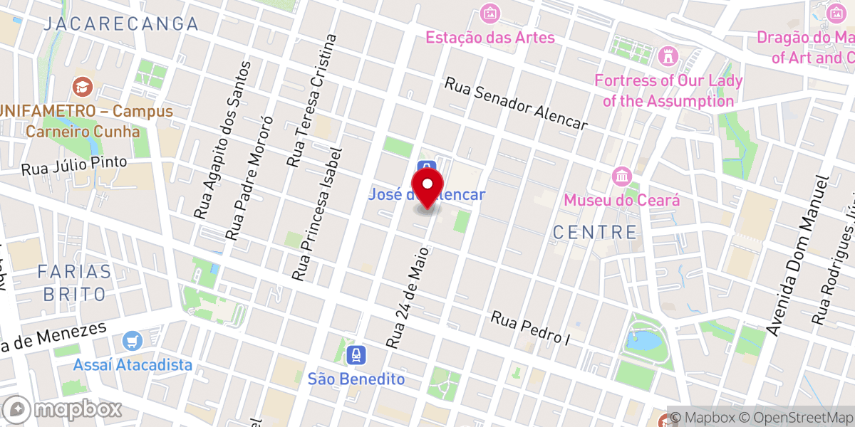 Map showing location of Igreja Universal - Saída 24 de Maio