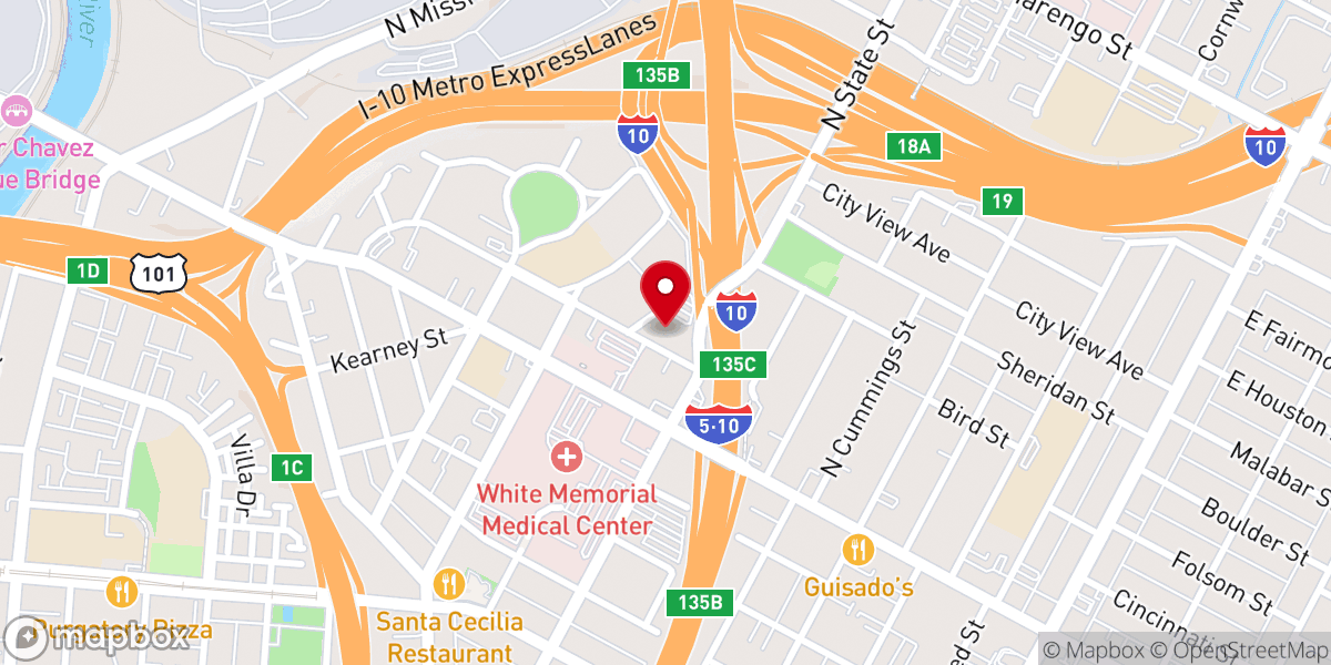 Map showing location of Spanish American SDA Church
