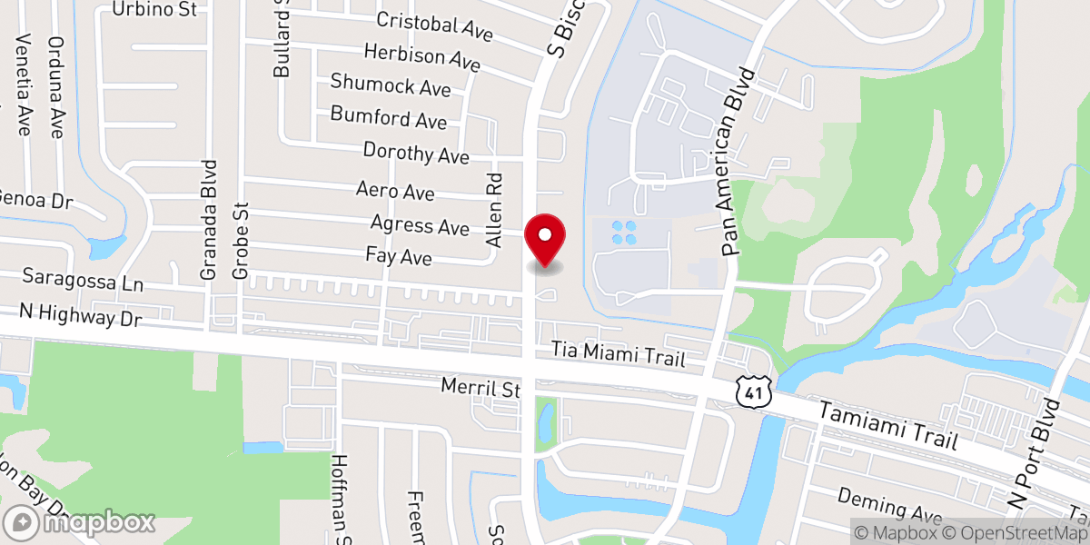 Map showing location of New Hope Community Church