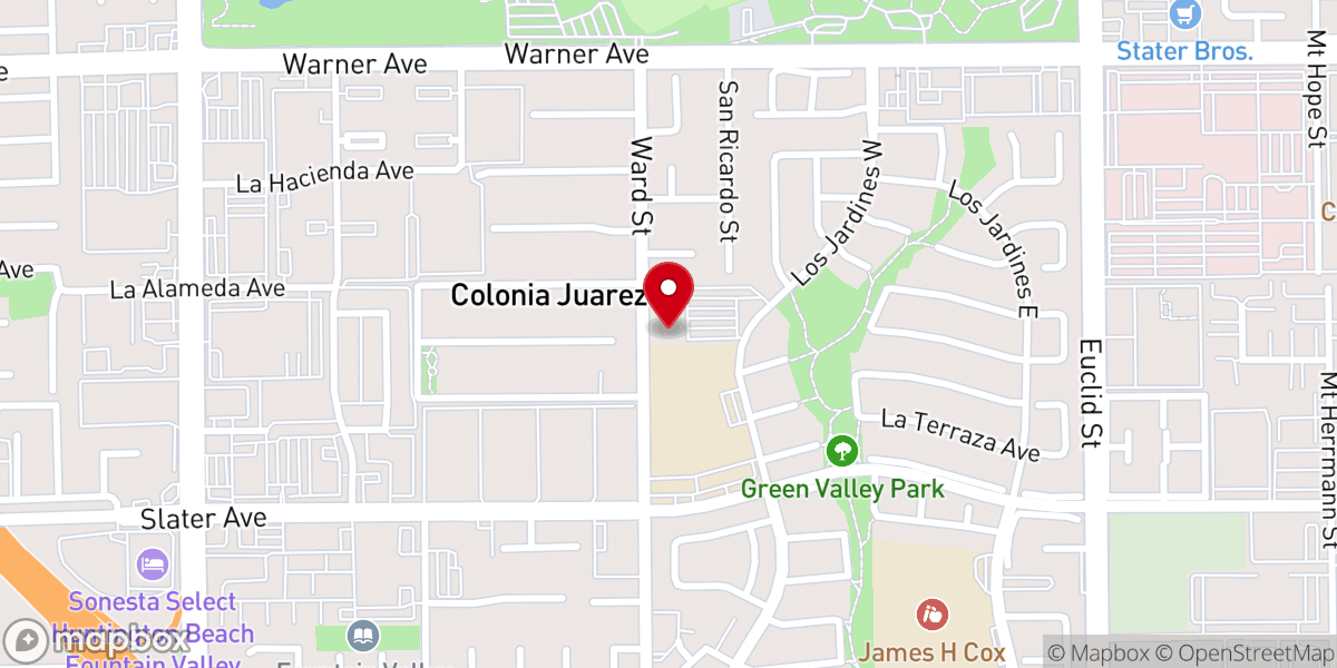 Map showing location of Holy Spirit Catholic Church