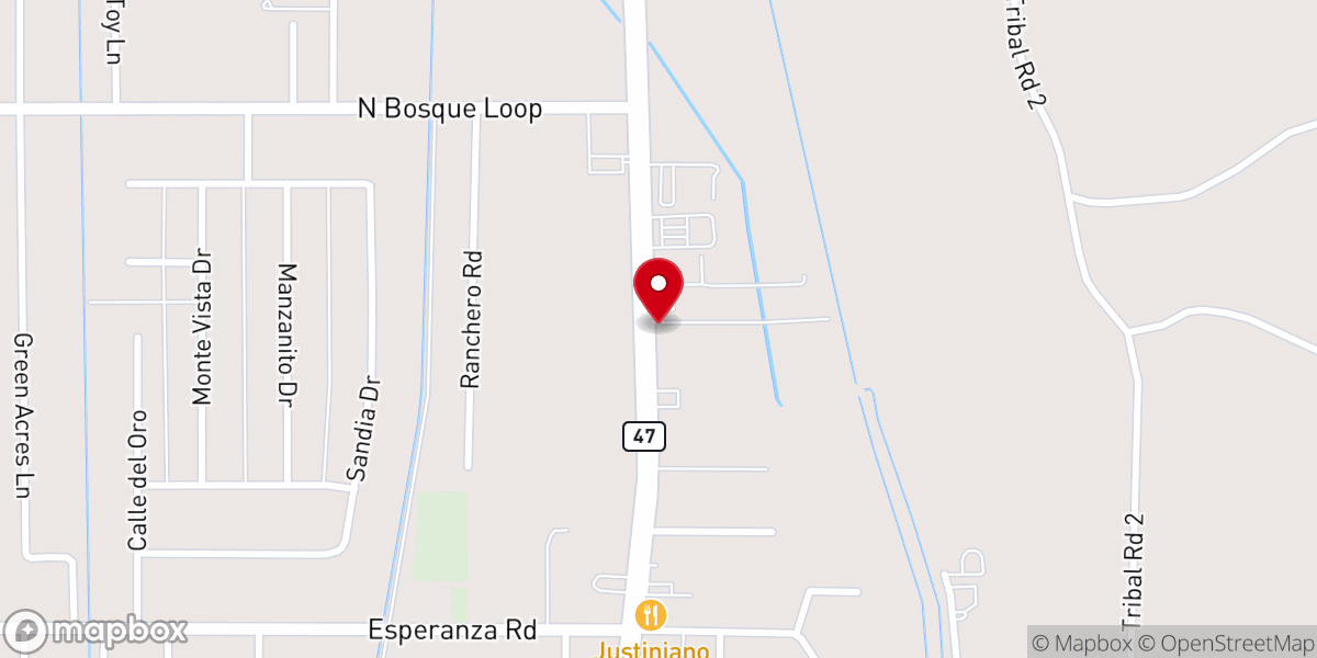 Map showing location of Horizon Church