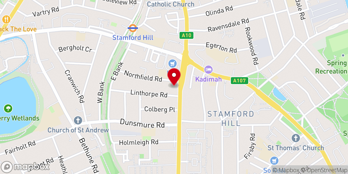 Map showing location of Lubavitch House
