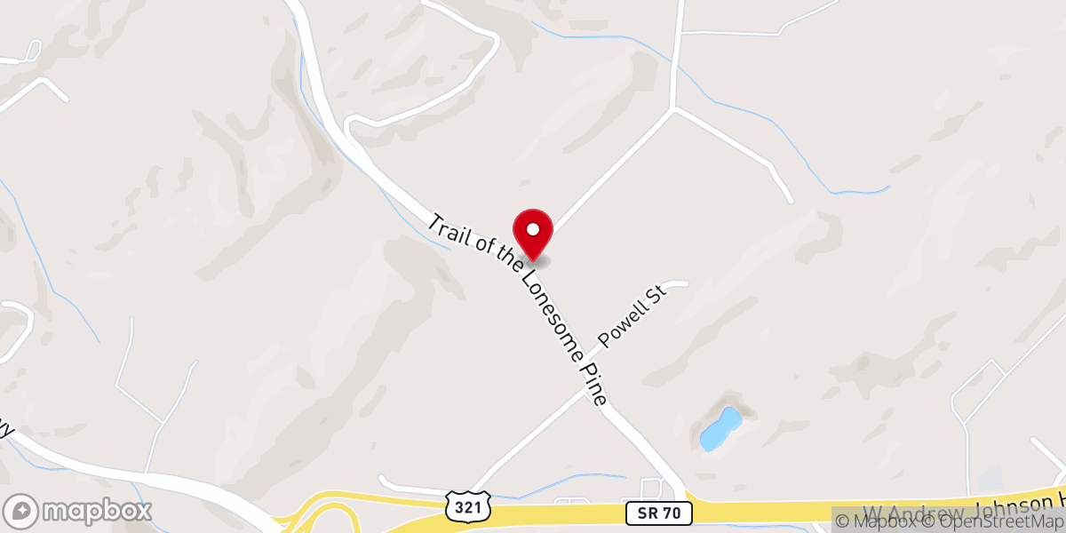 Map showing location of Doughty Chapel