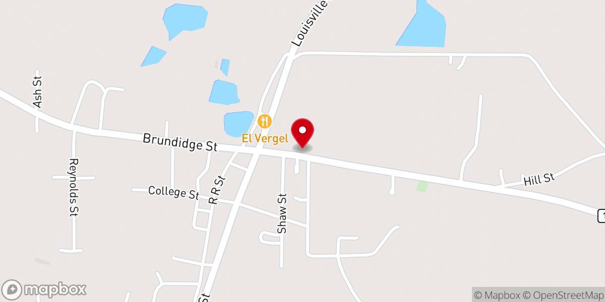 Map showing location of St Peter AME Church