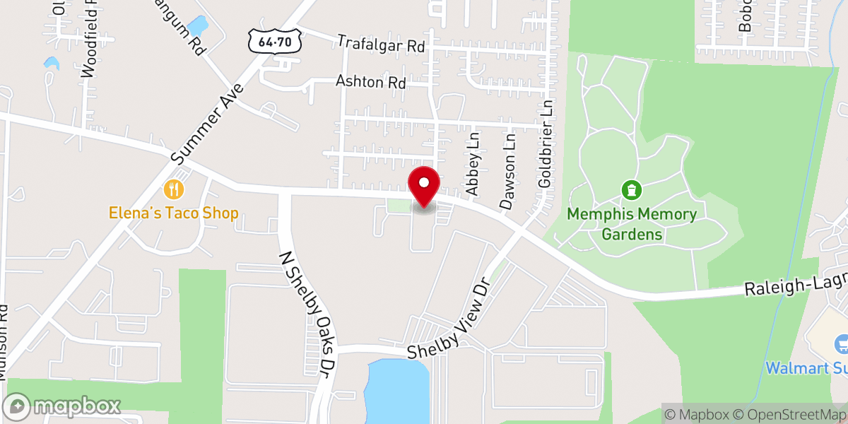 Map showing location of Immanuel Lutheran Church