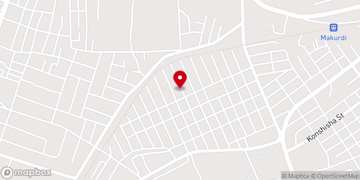 Map showing location of St. Juliana's Quasi Parish