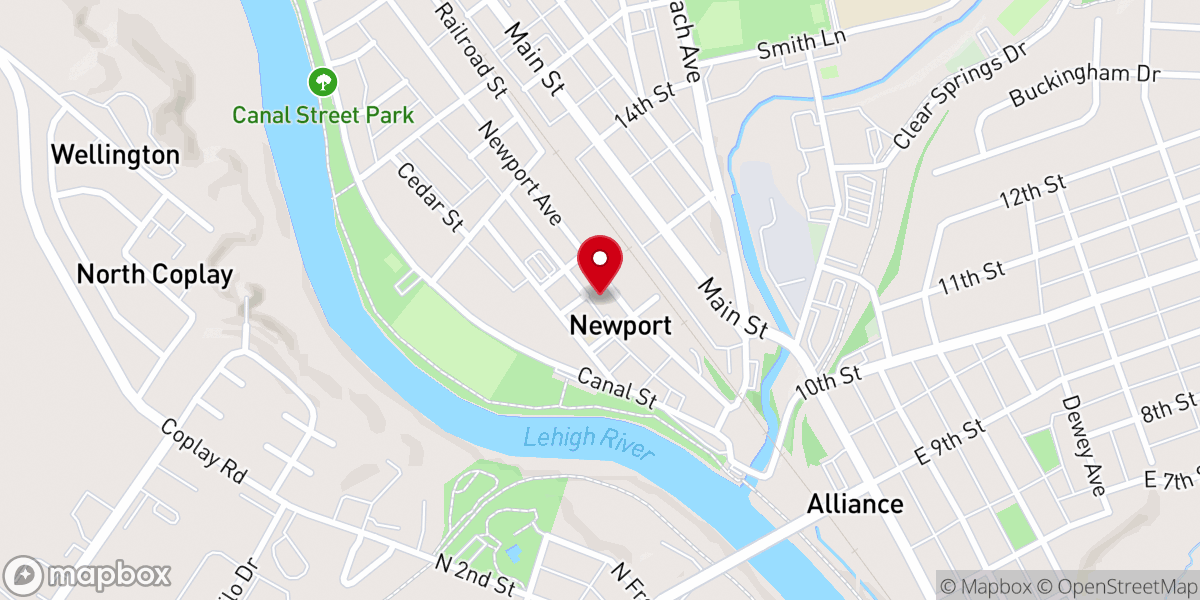 Map showing location of Queenship of Mary Catholic Church