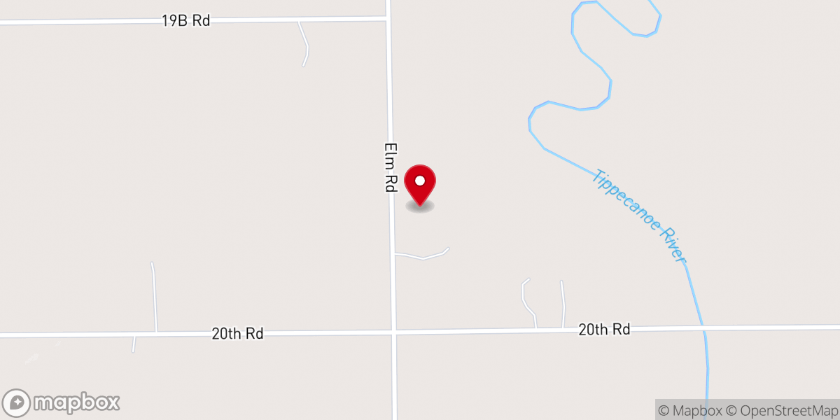 Map showing location of Ridge view Old Order Mennonite Church