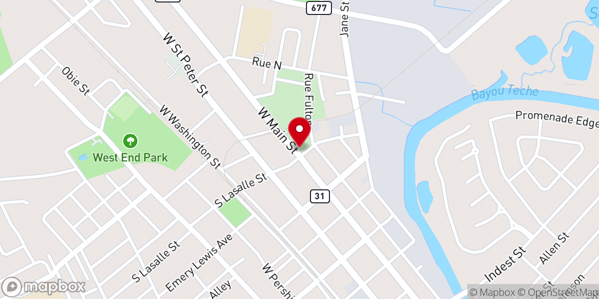 Map showing location of Cottrell Chapel Christian Methodist Episcopal Church