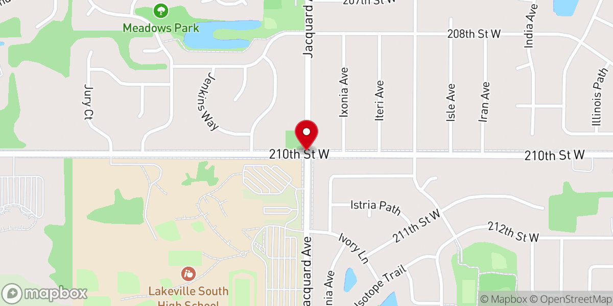 Map showing location of Church Contracting