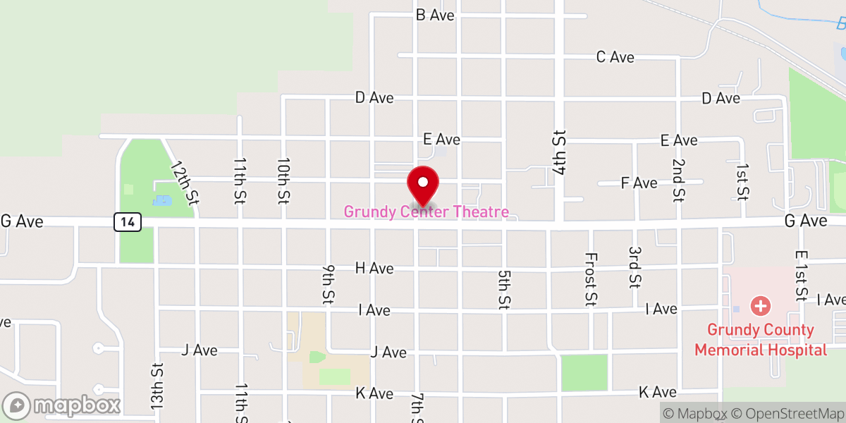 Map showing location of Movement Dance Company