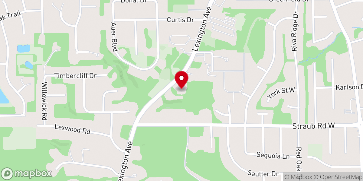 Map showing location of Risen Savior Lutheran Church