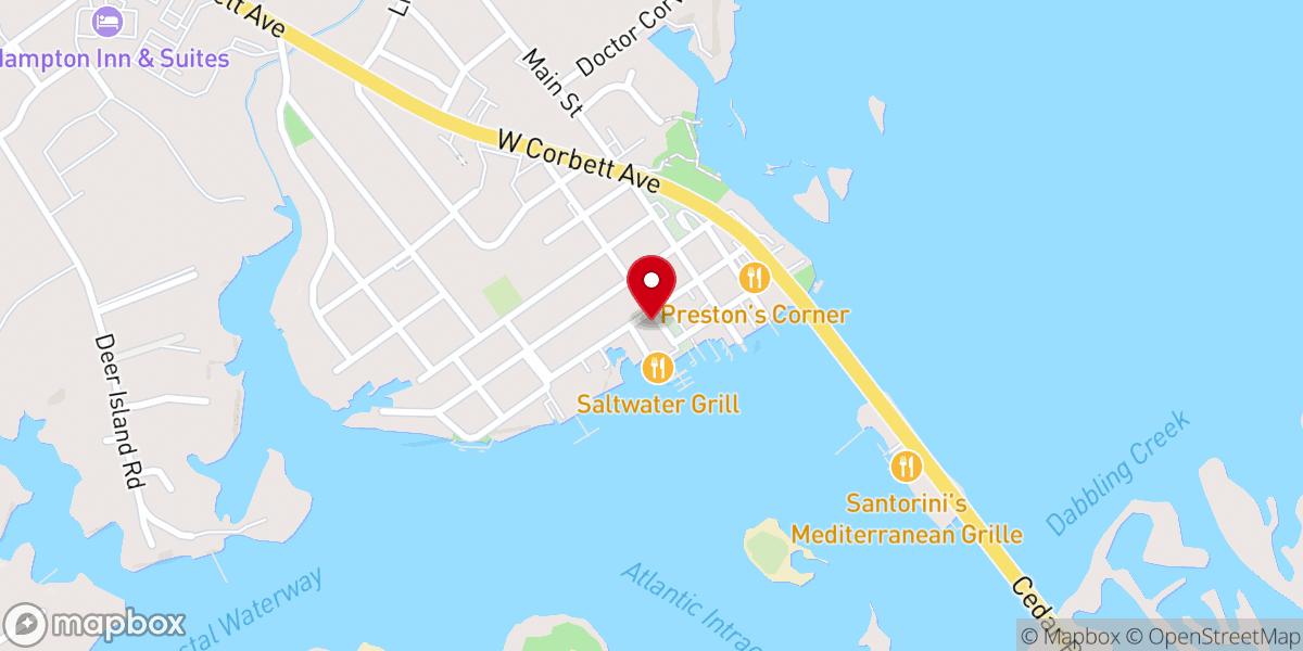 Map showing location of Church Street Market & Pub