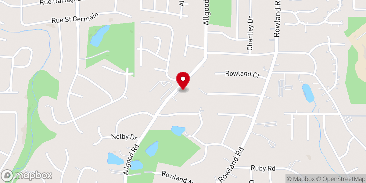 Map showing location of Georgia Chin Baptist Church