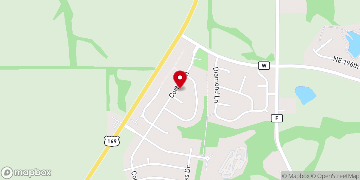 Map showing location of McAlister Ministries