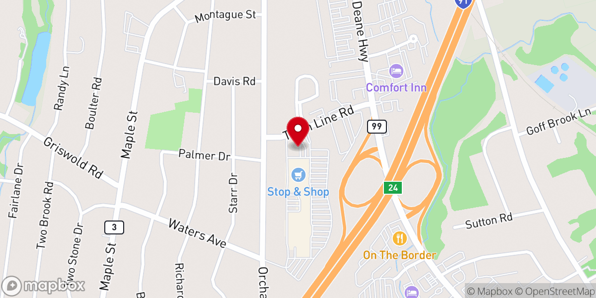 Map showing location of Goodwill Rocky Hill Store and Donation Center