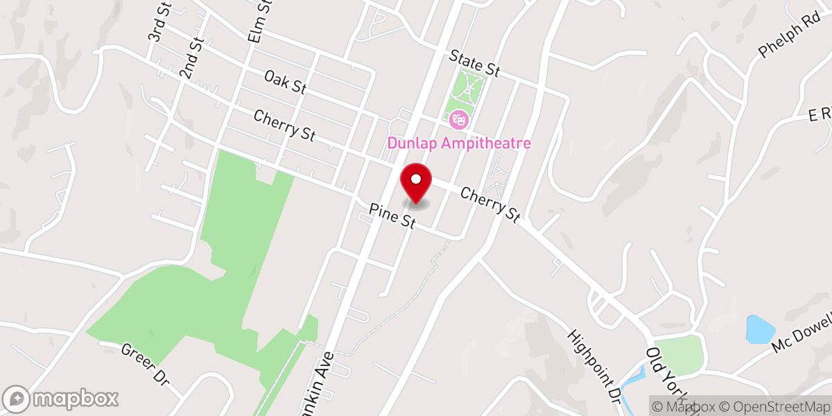 Map showing location of Convenant Fellowship Center