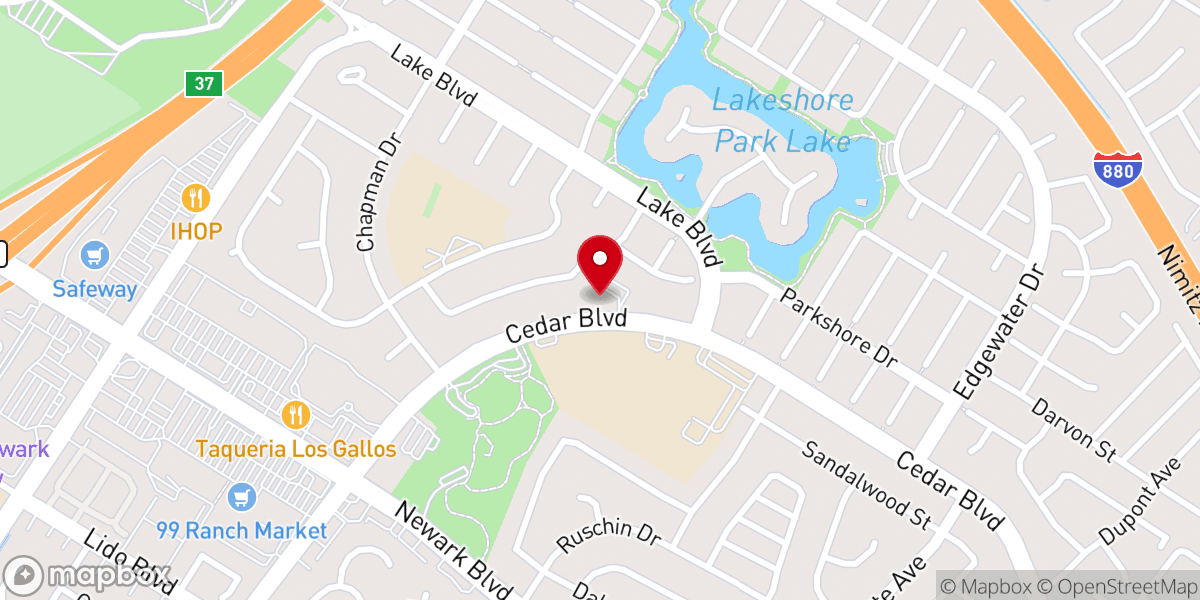 Map showing location of Hungarian Reformed Church