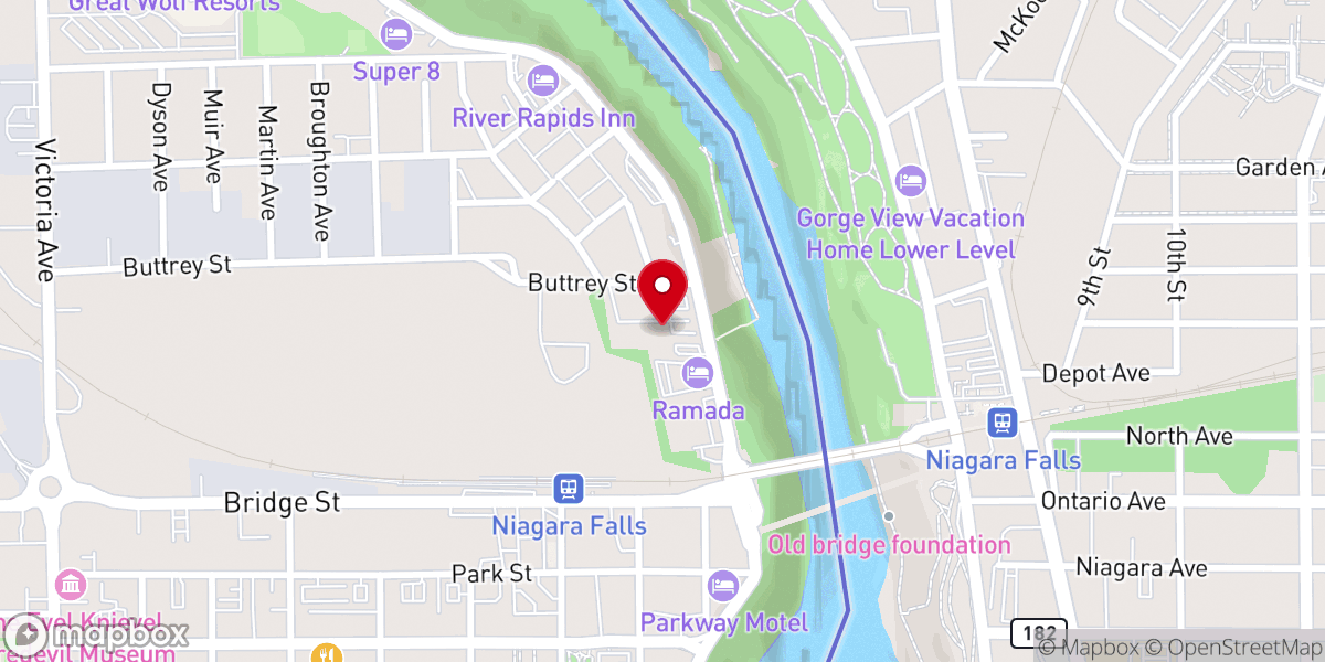Map showing location of Buddhist Museum in Canada