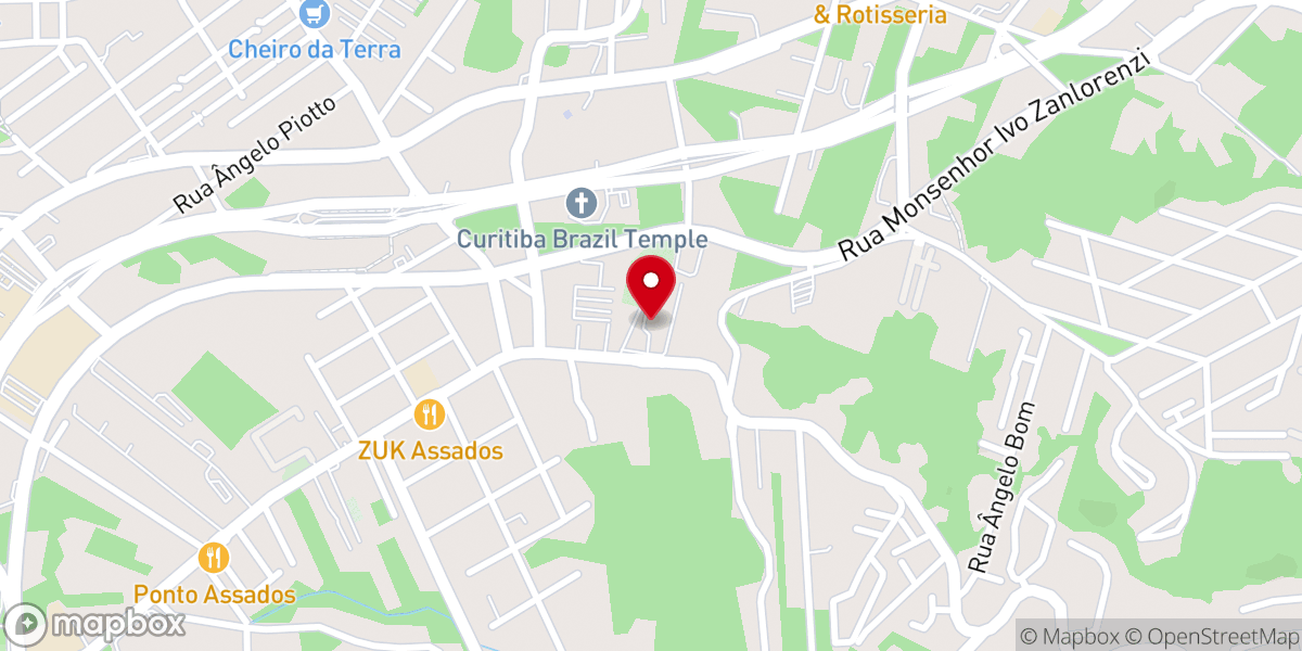 Map showing location of Santuário Diocesano Nossa Senhora de Lourdes