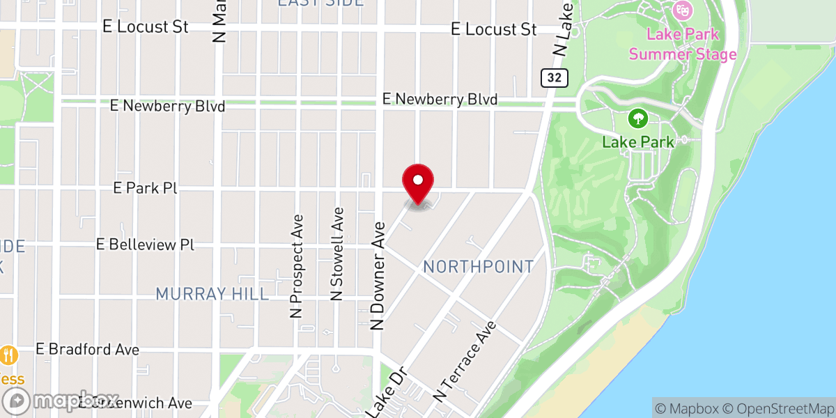 Map showing location of Church In the City