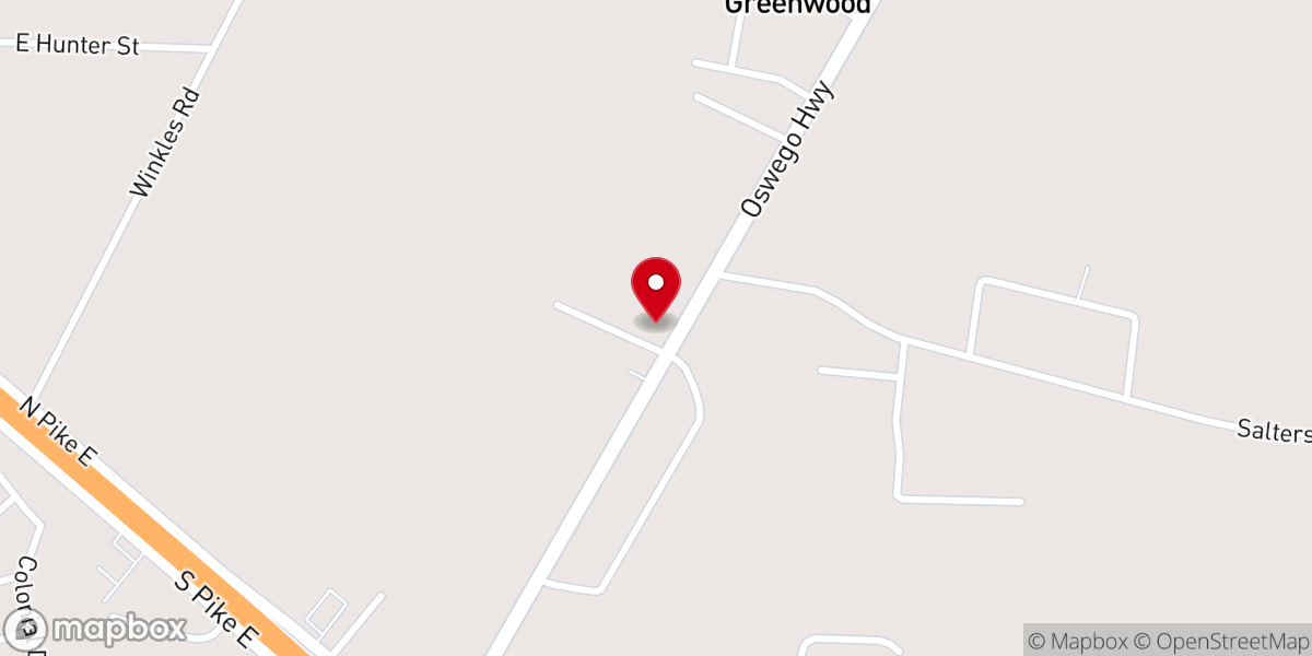 Map showing location of Smithville Evangelical Baptist Church