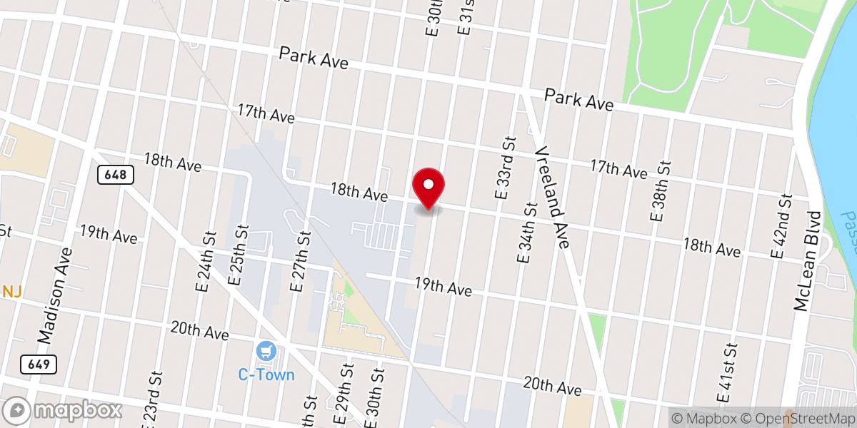 Map showing location of Outcast Generation Ministry Outreach Center