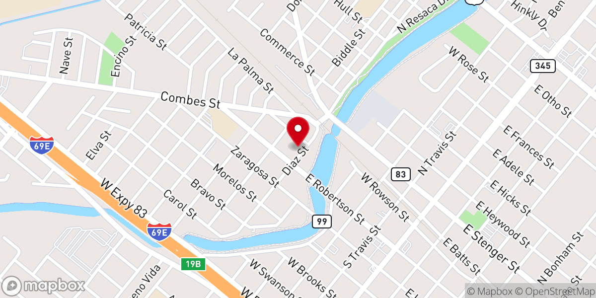 Map showing location of Iglesia Presbiteriana Getsemani