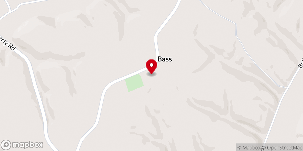 Map showing location of Jones Chapel