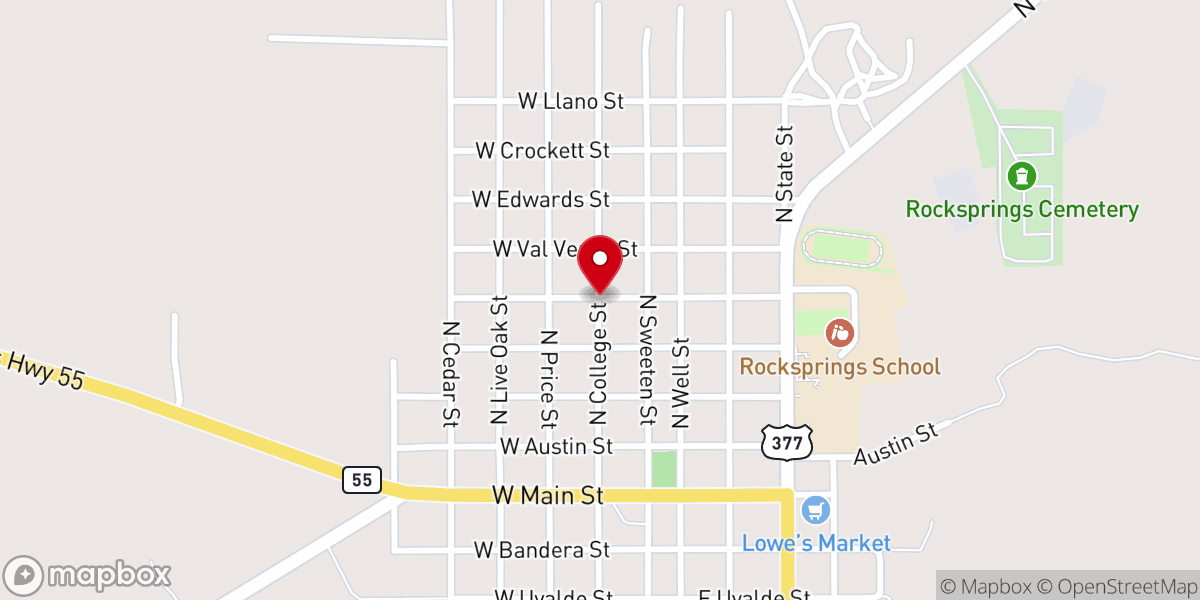 Map showing location of Church of the Living God