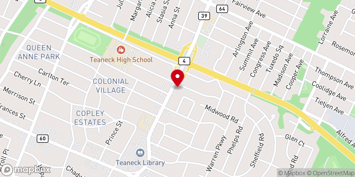 Map showing location of Centro Biblico Internacional