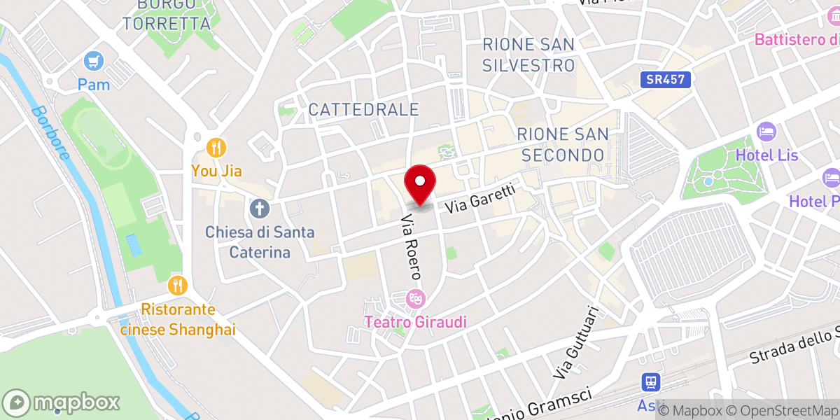Map showing location of Chiesa di San Martino