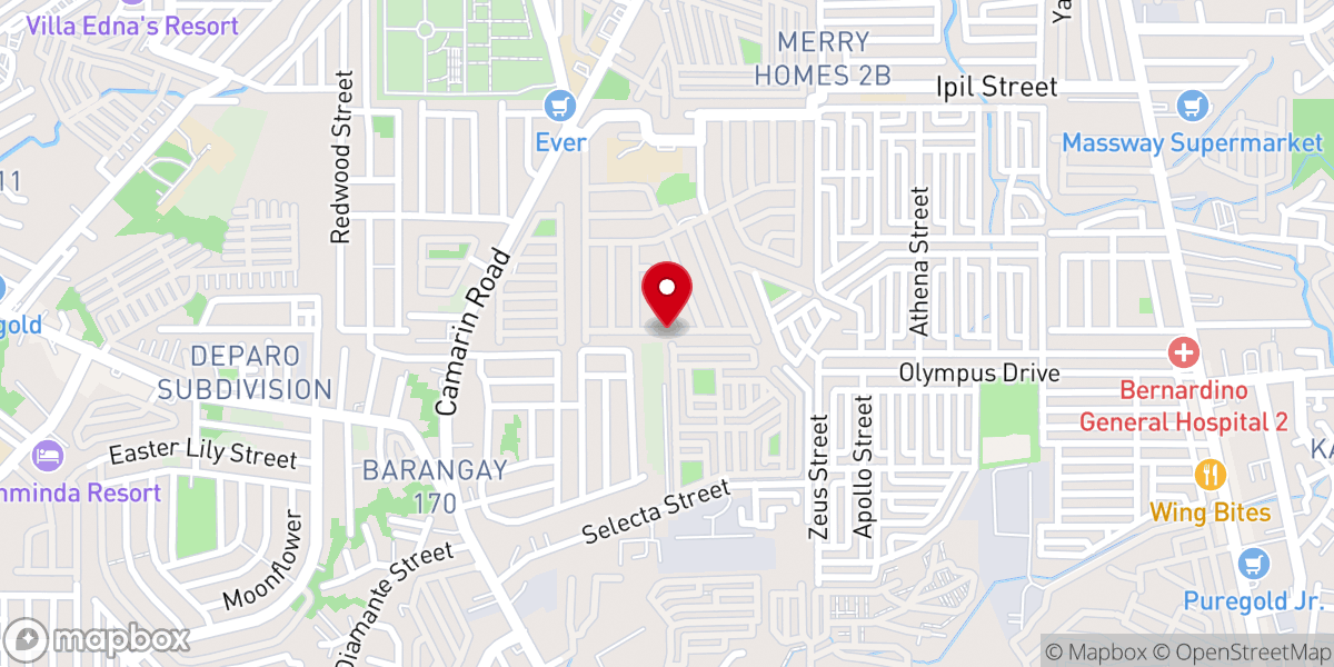 Map showing location of Light of Life Bible Baptist Church