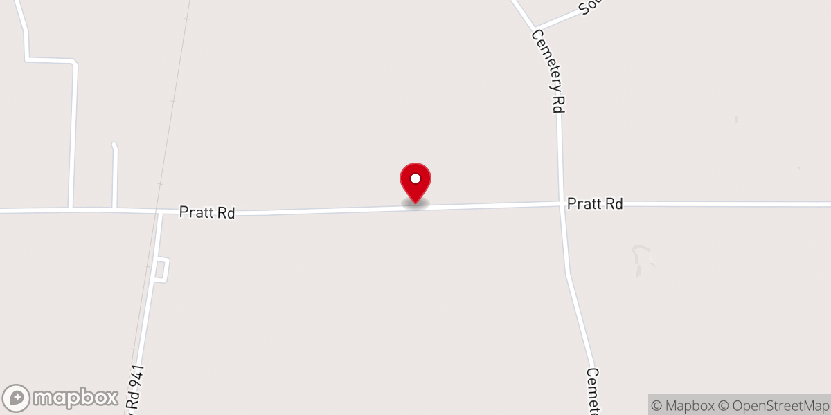 Map showing location of Spring Hill Baptist Church