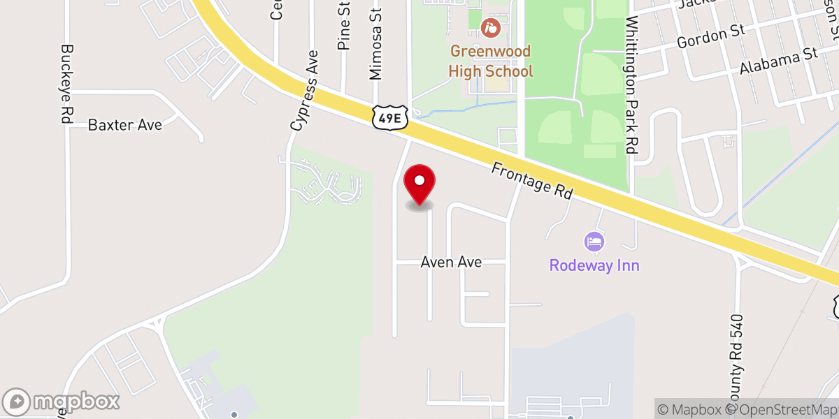 Map showing location of Gordon Word & Worship