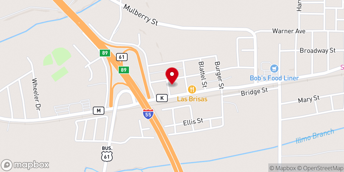 Map showing location of Cross Roads Ministeries