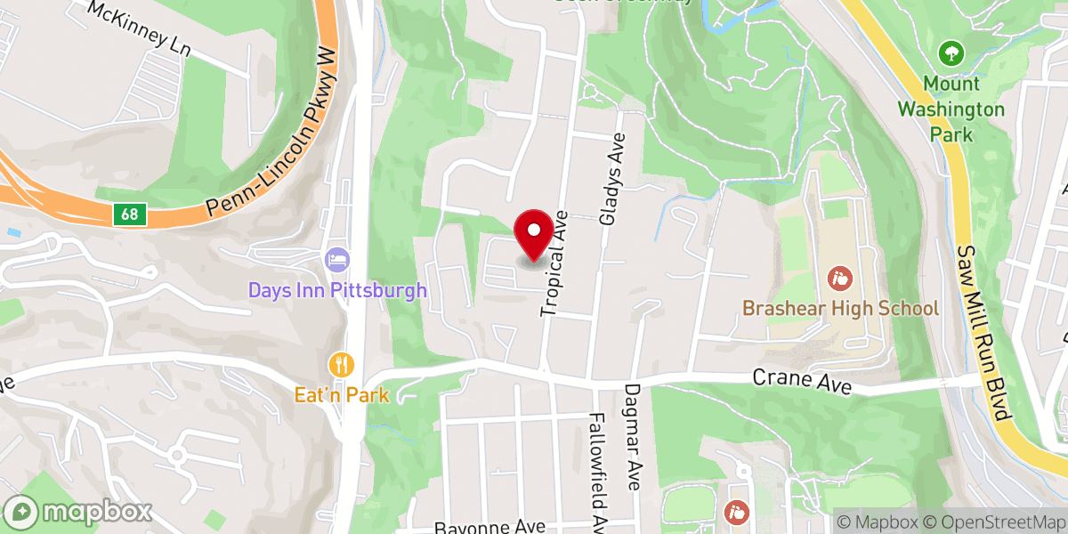 Map showing location of Our Lady of Victory Maronite Church