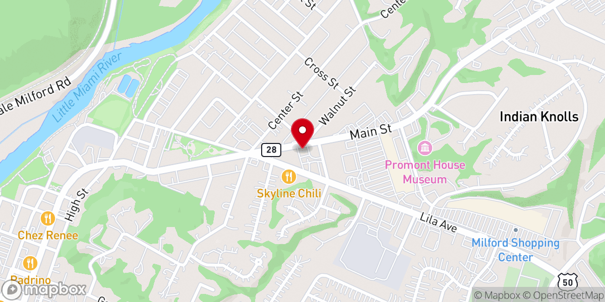 Map showing location of Lehr's Prime Market