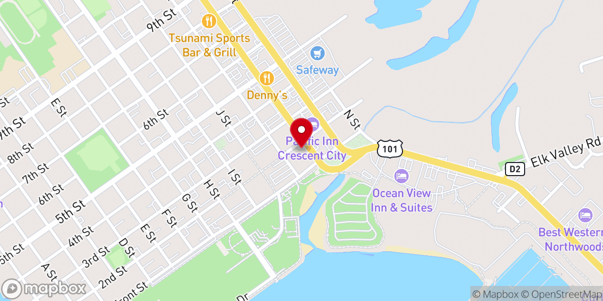 Map showing location of Local Boys Surf & Skate Shop