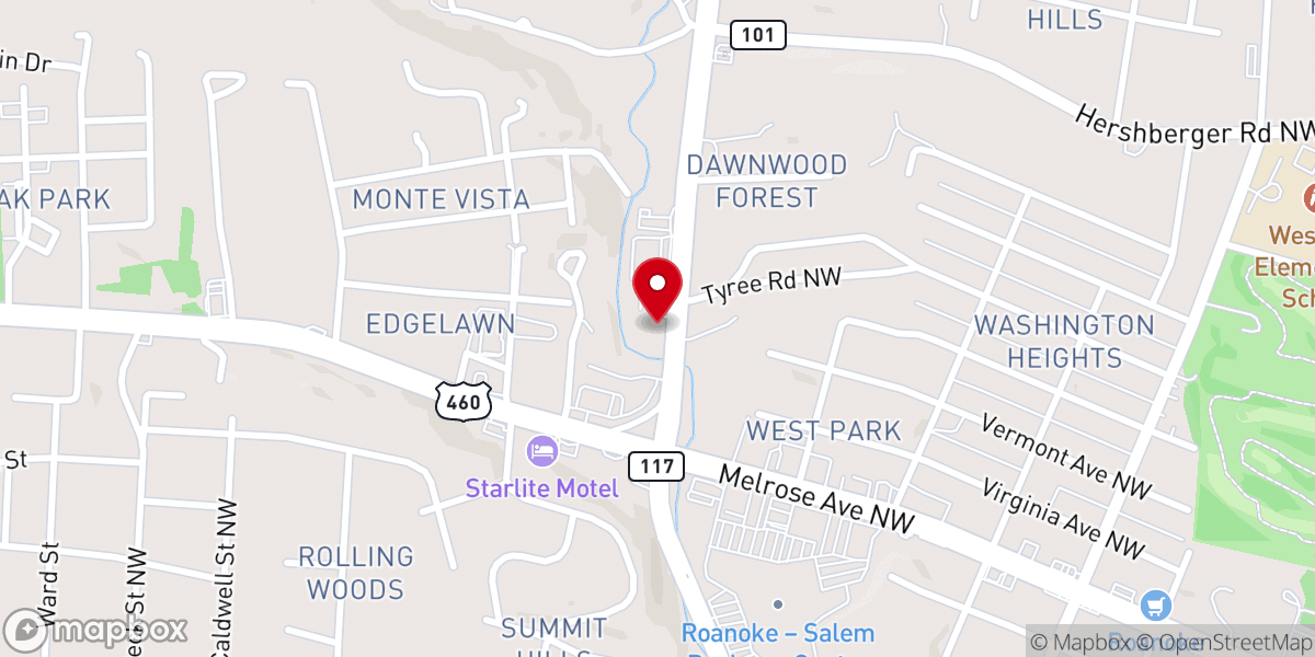 Map showing location of Haitian Christian Church Assembly of God