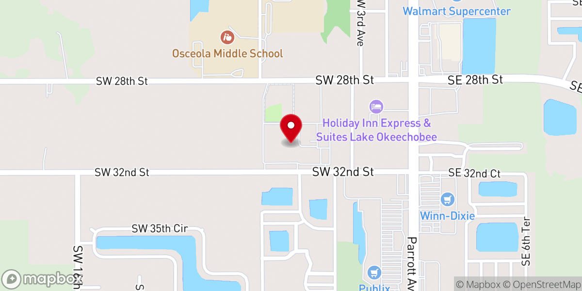 Map showing location of Oakview Church